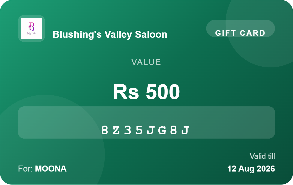 500 Value Brithday Gift Card